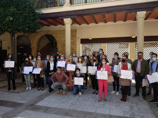 Entrega de distinciones Sicted a empresas de Úbeda y Baeza.
