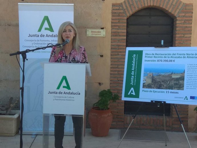 La consejera de Cultura y Patrimonio Histórico de la Junta de Andalucía, Patricia del Pozo