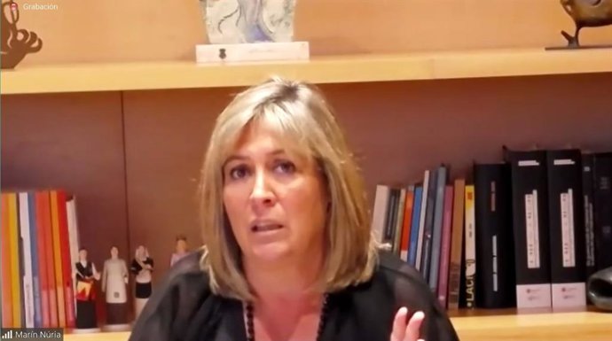 La presidenta de la Diputación de Barcelona y alcaldesa de L'Hospitalet de Llobregat, Núria Marín.
