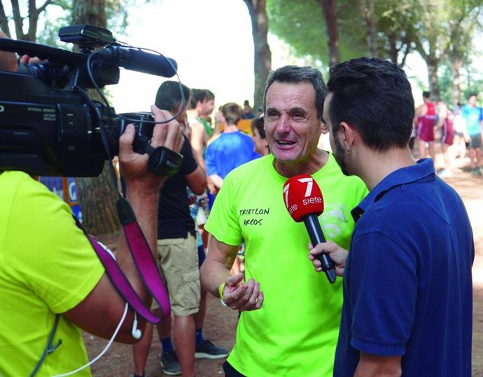 Imagen de archivo de un reportero de 7TV.