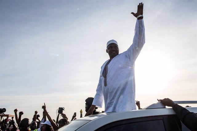 El presidente de Gambia, Adama Barrow
