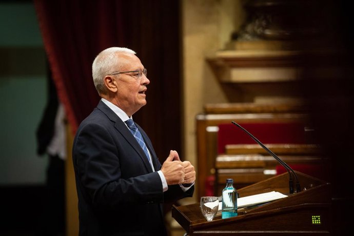 El diputat del PP Santiago Rodríguez, al Parlament. Barcelona, Catalunya, (Espanya), 6 d'octubre del 2020.