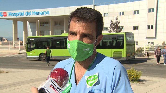 Portavoz del sindicato de enfermeros de Madrid (SATSE), Jesús García Ramos.
