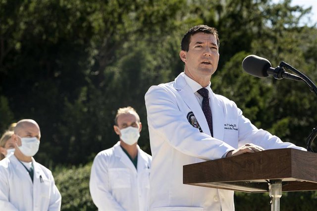 Sean P. Conley, el médico del presidente de Estados Unidos, Donald Trump. 