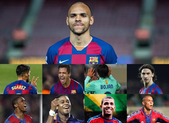 Los nueve últimos jugadores que lucieron el dorsal 9 en el FC Barcelona