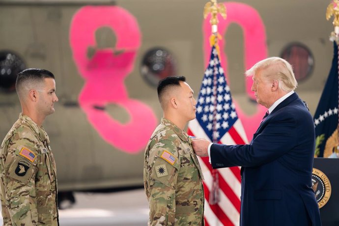 EEUU.- Trump afirma que el resto de las tropas de EEUU en Afganistán deberían re