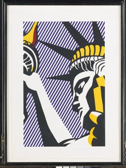 Una de las obras de Roy Lichtenstein de la exposición 'El sueño americano'