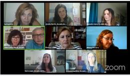 Imagen de archivo de un congreso virtual de la Escuela de Pacientes