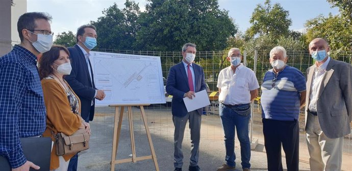 Espadas, durante su visita a San Diego