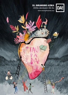 Cartel de la 55 edición de la Azoka de Durango