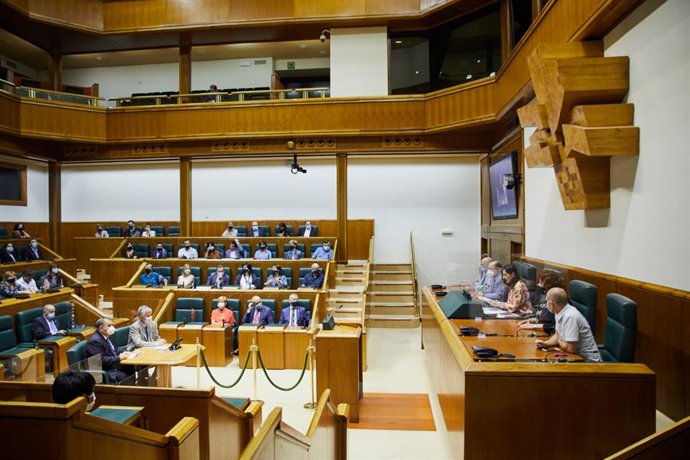 Pleno ordinario del parlamento vasco