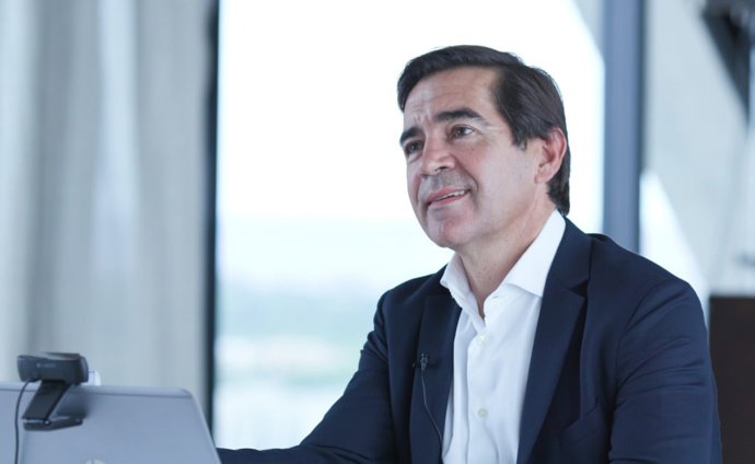 Presidente de BBVA, Carlos Torres Vila, en el South Summit.