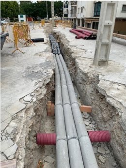 Construcción línea Cartuja