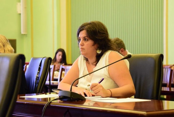 Cristina Mayor, durante una Comisión en el Parlament.