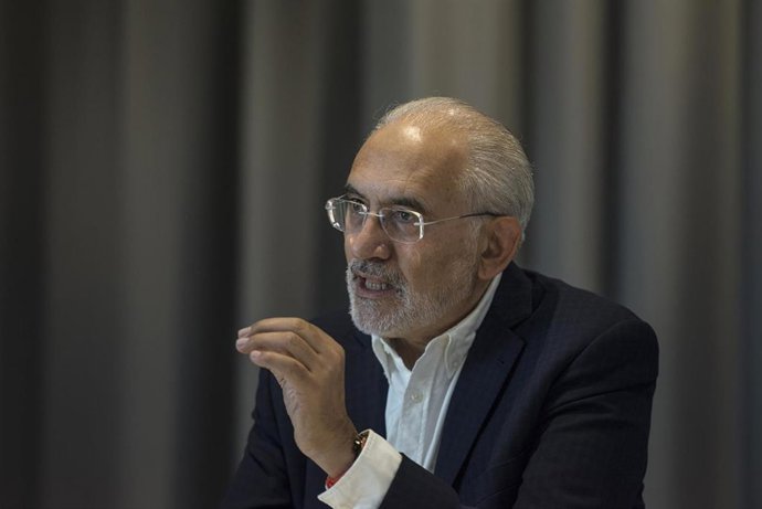 El expresidente de Bolivia y candidato a la Presidencia, Carlos Mesa. 