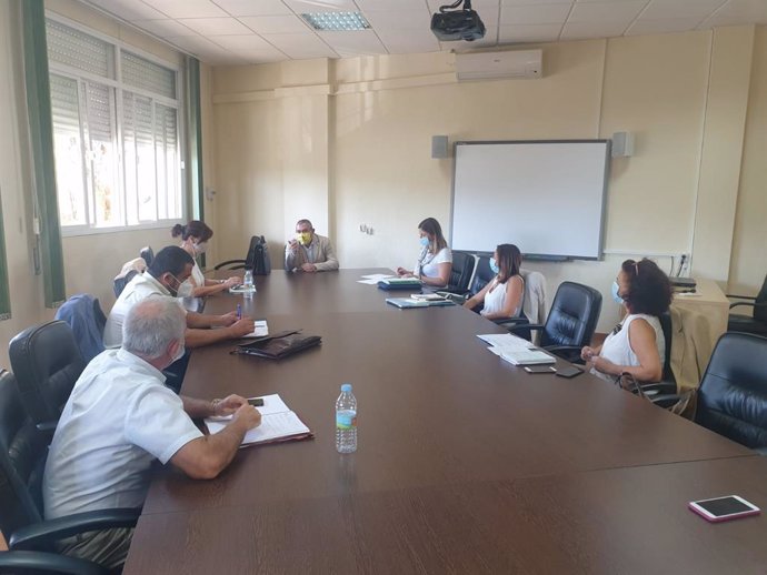 Andréu con los directores de los CEP de la provincia de Cádiz