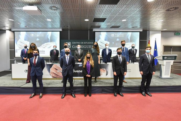 El ministro de Justicia, Juan Carlos Campo, en el Centro de Estudios Garrigues.