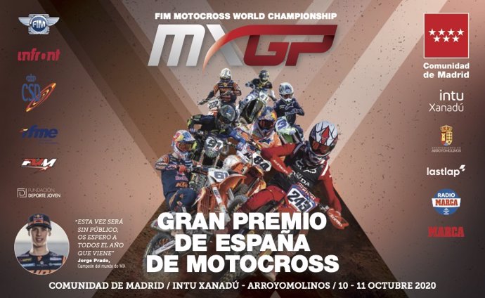 Motocross.- Jorge Prado lidera el cartel este fin de semana del Gran Premio de E