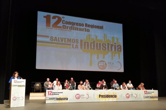 Andreu ha inaugurado este viernes en 12 Congreso UGT FICA La Rioja