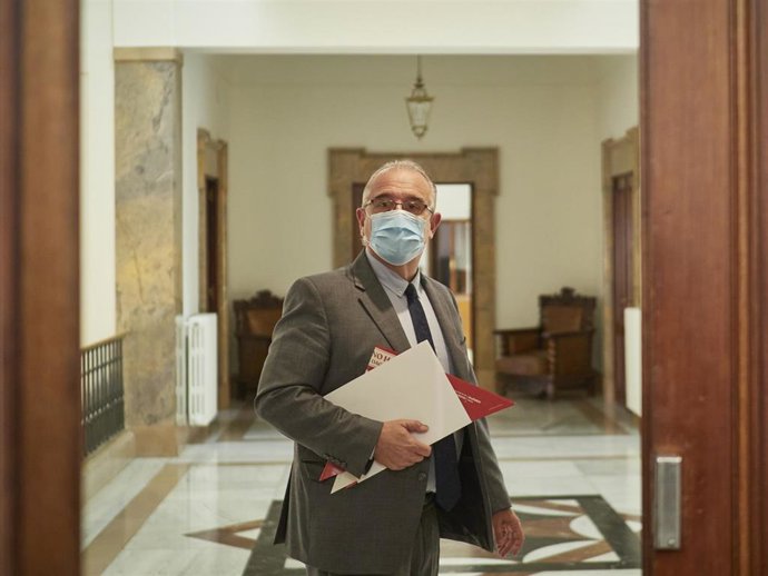 El alcalde de Pamplona, Enrique Maya