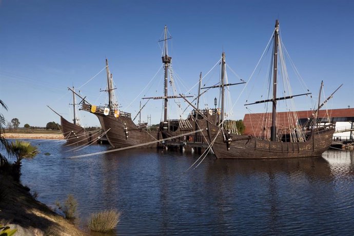 El Muelle de las Carabelas ubicado en La Rábida (Huelva).