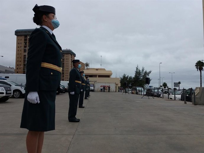 La Guardia Civil realiza un acto simbólico con motivo del día de su patrona, la Virgen del Pilar