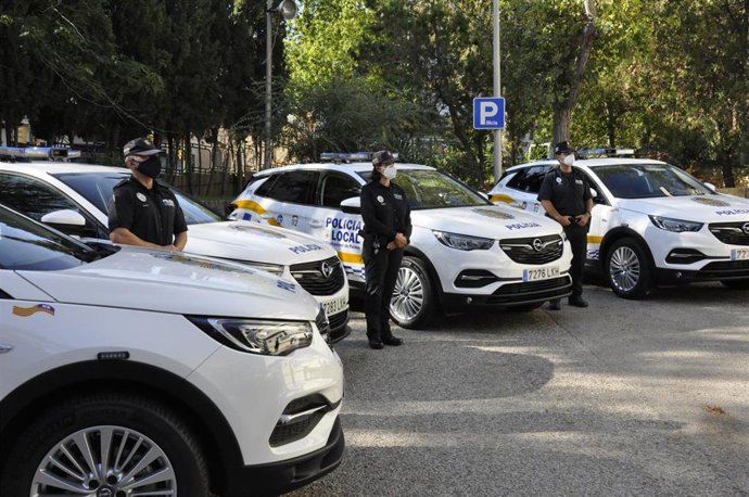 Nuevos coches de la Policía Local de Palma.