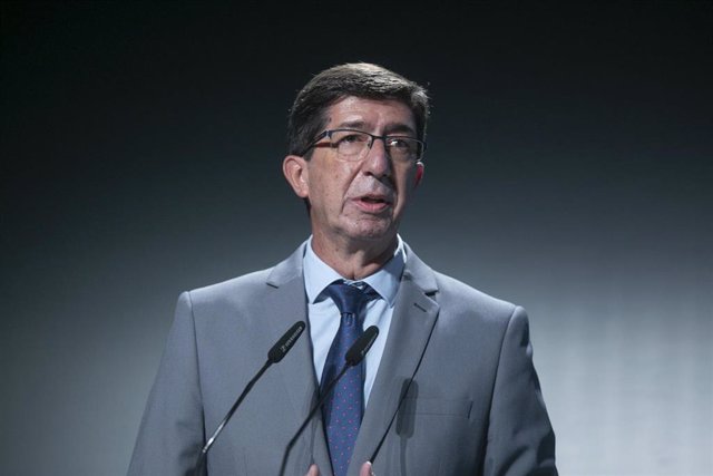 El vicepresidente de la Junta de Andalucía y consejero de Turismo, Regeneración, Justicia y Administración Local, Juan Marín