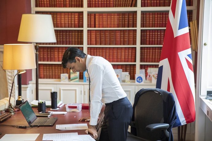 Rishi Sunak, ministro de Hacienda del Reino Unido