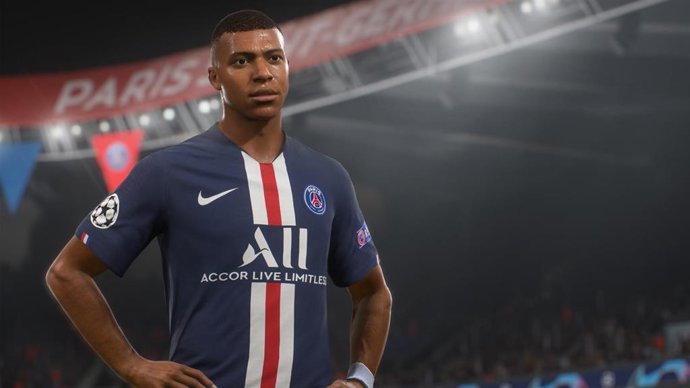 Kylian Mbappé en FIFA 21.
