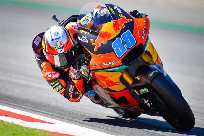 El piloto español de Moto2 Jorge Martín