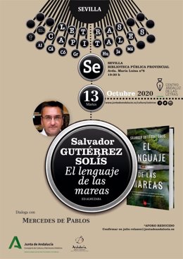 El Centro Andaluz de las Letras presenta la nueva novela de Salvador Gutiérrez Solís