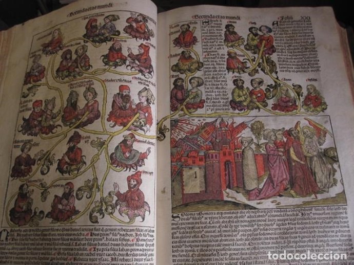 Un coleccionista adquiere por 51.000 euros el incunable de 'Las Crónicas de Nuremberg' en el portal malagueño todocoleccion