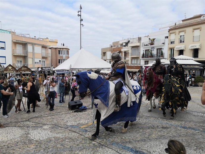 Simulación de rodaje en Peñíscola