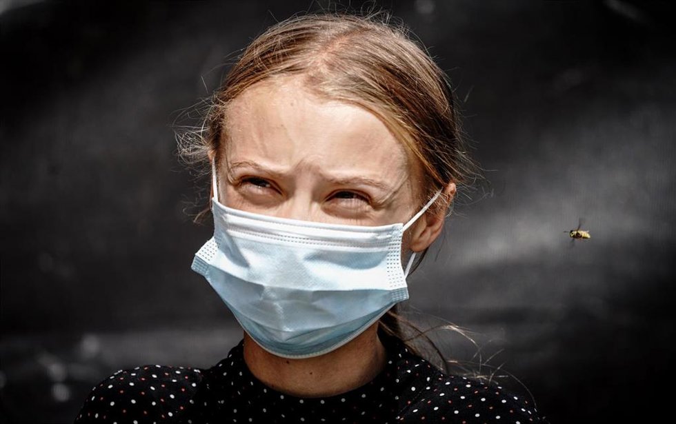 La activista medioambiental Greta Thunberg