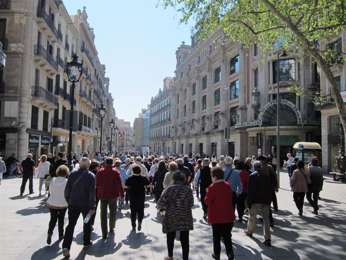 Portal de l'ngel, una de las calles más comerciales de Barcelona