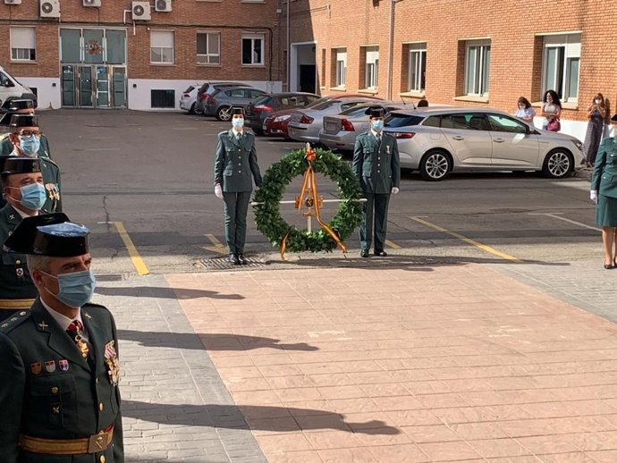 Acto de la Guardia Civil de Málaga para celebrar la festividad de su patrona