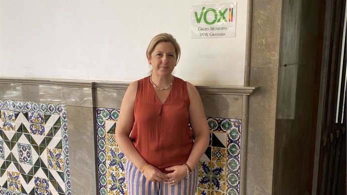 La concejal de Vox en Granada Beatriz Sánchez Agustino en una imagen de archivo.
