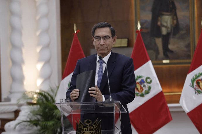 AMP.- Perú.- Buscan otra moción de censura contra Vizcarra tras ser acusado de r