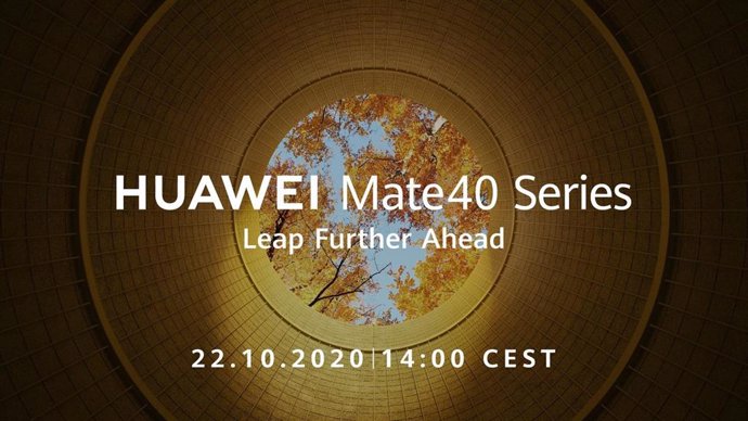 Cartel presentación Huawei Mate 40