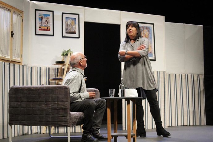 Imagen de archivo de una representación de la Muestra Provincial de Teatro.