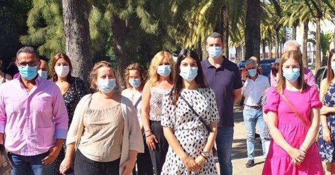 Miembros del PSOE de Huelva