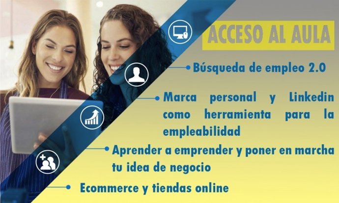 Nota De Prensa Con Cartel Inscripciones Cursos Itinerario De Empleabilidad
