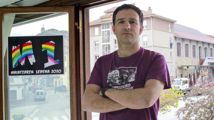 El secretario general de ELA, Mitxel Lakuntza, en el Primero de Mayo