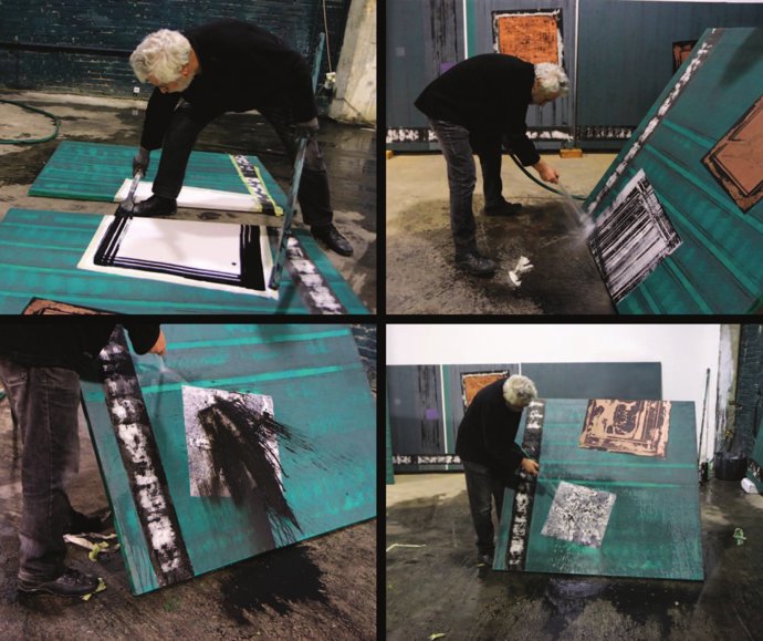 El Museo de Teruel presenta la exposición 'Negro Esperanza' de Miguel Ángel Encuentra.