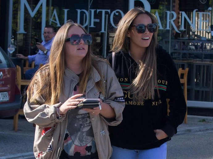 Gloria Camila y Rocío Flores, en una imagen de archivo