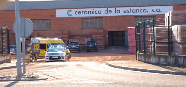 Un hombre de 62 años ha muerto en accidente laboral en Cerámicas 'La Estanca' de Calahorra