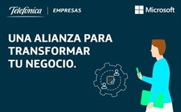 Acuerdo entre Telefónica Empresas y Microsoft para la digitalización de las pymes