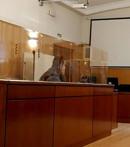 El condenado, durante la vista de conformidad celebrada en la Audiencia de Valladolid.