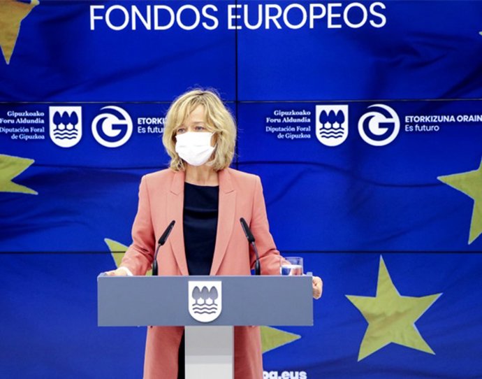 La portavoz de la Diputación de Gipuzkoa, Eider Mendoza
